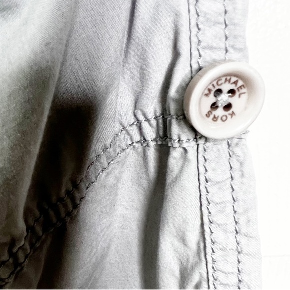 MICHAEL Michael Kors Lightweight Convertible Straight Leg Pants Grey Women’s 6 - Picture 8 of 11